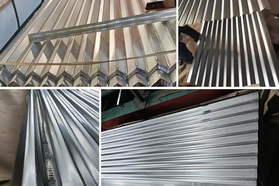 Roof Tile Zinc Coated Galvanized Gi Gl Corrugated Metal Roofing Sheet