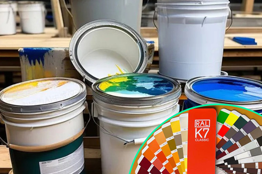 Ral Color Waterproof Electrostatic Coating Paint Spray Coating Protection Film