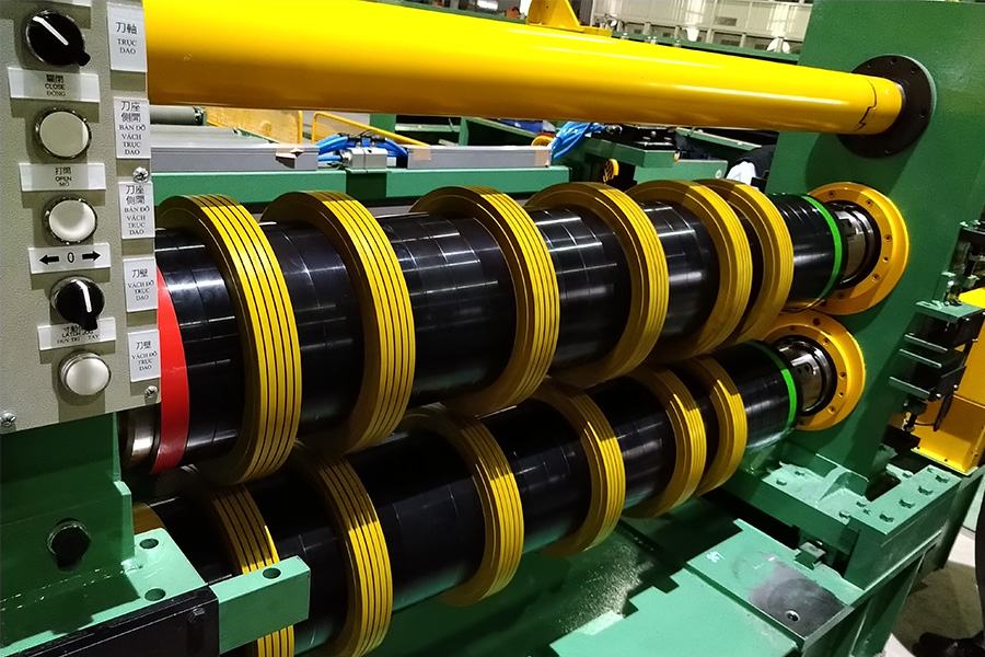 High Speed Metal Slitting Machine Matrial Thicknes 1.5 mm for Steel Coil