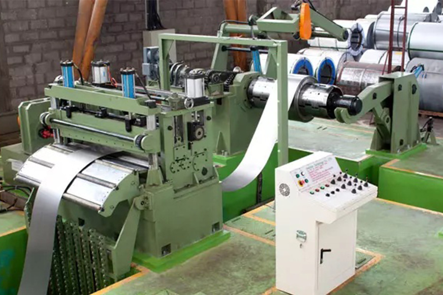 High Speed Metal Slitting Machine Matrial Thicknes 1.5 mm for Steel Coil