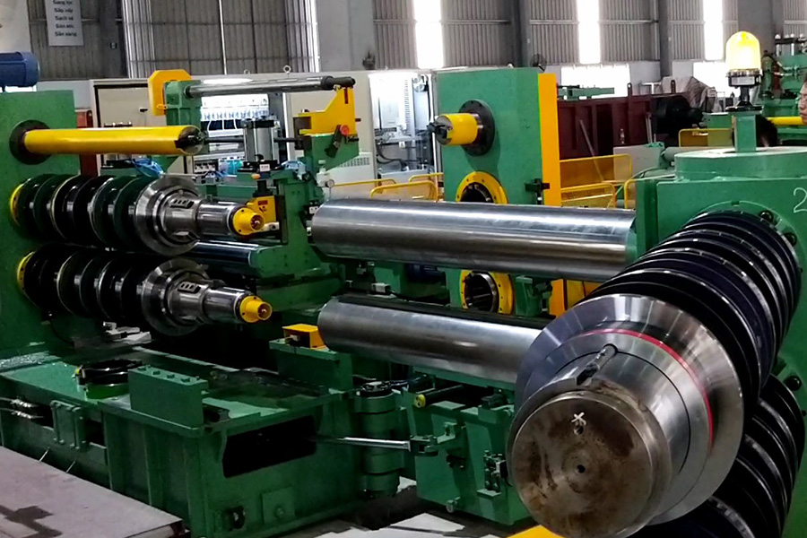 High Speed Metal Slitting Machine Matrial Thicknes 1.5 mm for Steel Coil